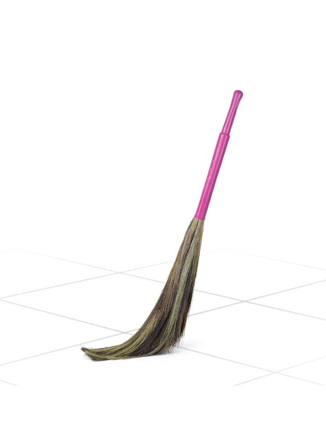 Gala King Kong Grass Floor Broom - Pack Of 1, Pink - Image 1